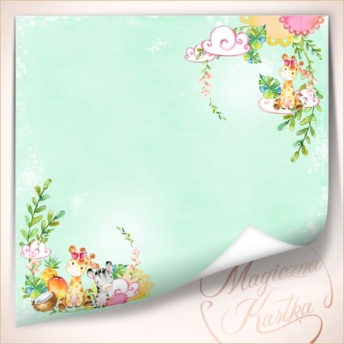 papier-dziecięcy-Magiczna-Kartka-Słodkie-Safari