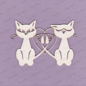 Crafty Moly - Tekturka Zakochane Koty 654