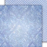 Signs of love -  papier  do scrapbookingu 06 niebieski 15 cm x 15 cm 10 arkuszy