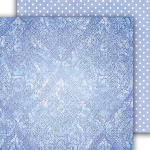 Signs of love -  papier  do scrapbookingu 06 niebieski 15 cm x 15 cm 10 arkuszy
