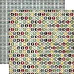 Scrapbooking papier Echo Park - Times & Seasons 2 - Number Circles