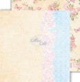 Beżowy papier do scrapbookingu Flower Harmony 05, 30x30, AltairArt