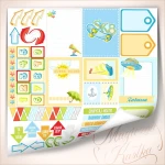 Magiczna Kartka - Mali Odkrywcy 031 - etykiety do journalingu boy2