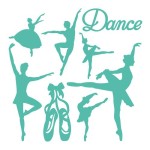 First Edition Dies - zestaw wykrojników Dancing, baletnice