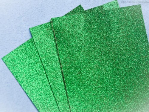 Papier - karton brokatowy