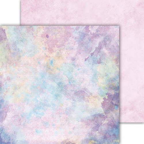 Papier do scrapbookingu różowy Sunrise 01 - 30x30 - AltairArt