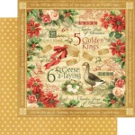 Graphic 45 - Twelve Days of Christmas Collection - Golden Rings