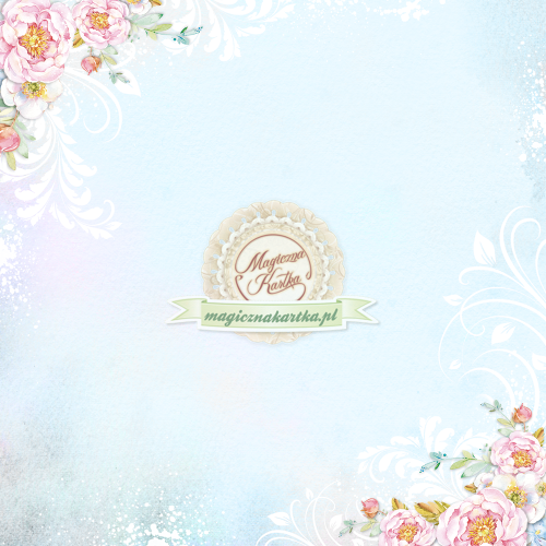Papier do scrapbookingu Kwiecisty Romans 07 - 30x30 - Magiczna Kartka