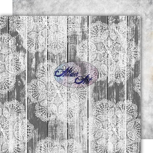 Dreams Come True - papier do scrapbookingu 06 drewno szare 15x15