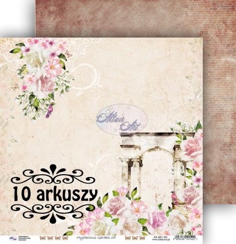 Papier do scrapbookingu Mysterious Garden 05