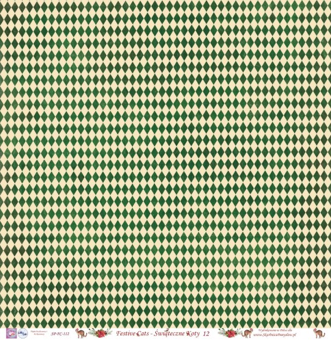 Świąteczny papier do scrapbookingu Skarbnica Pomysłów