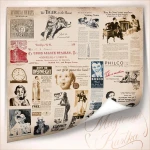 Papier do scrapbookingu - Magiczna Kartka - Skarby Czasu 018