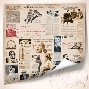 Papier do scrapbookingu - Magiczna Kartka - Skarby Czasu 018
