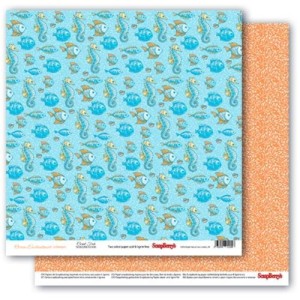 ScrapBerry's -  Ocean Enchantment, Coral Fish