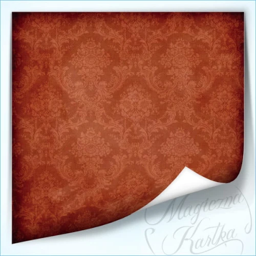 Arkusz brazowego papieru 30x30 Poranna Kawa 008