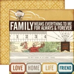 Scrapbooking papier Echo Park - Reflections - Always & Forever