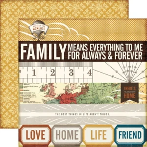 Scrapbooking papier Echo Park - Reflections - Always & Forever