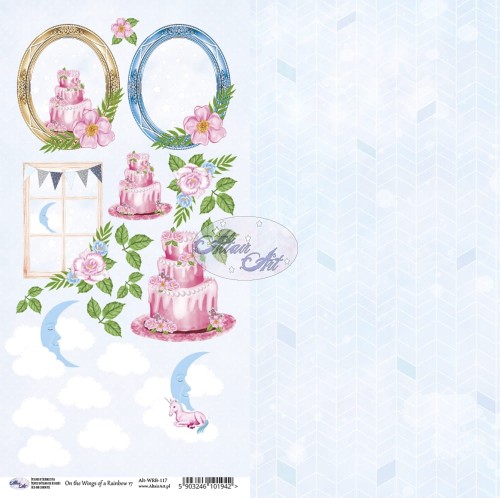 AltairArt - papier do scrapbookingu On the Wings of a Rainbow 17