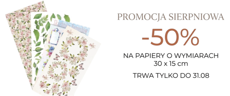 Kartki 30x15 w PROMOCJI