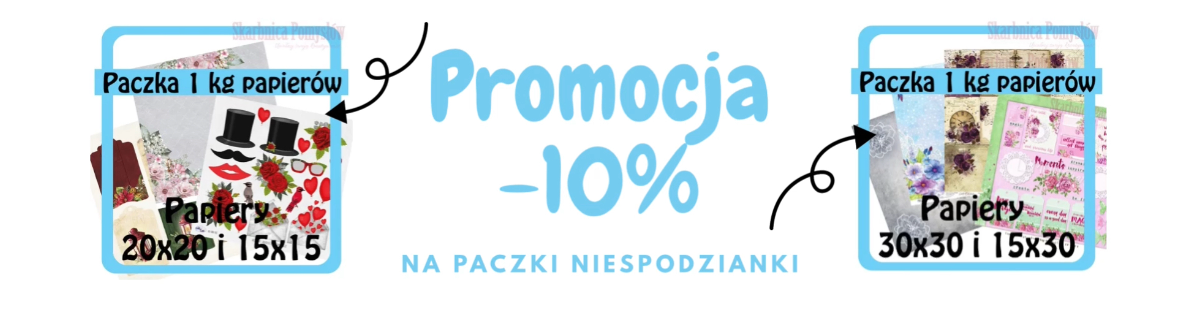 promocja papiery paczki niespodzianki